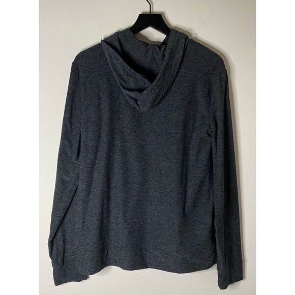 Outdoor Voices Super Soft Hoodie in Heathered Black - Picture 2 of 6